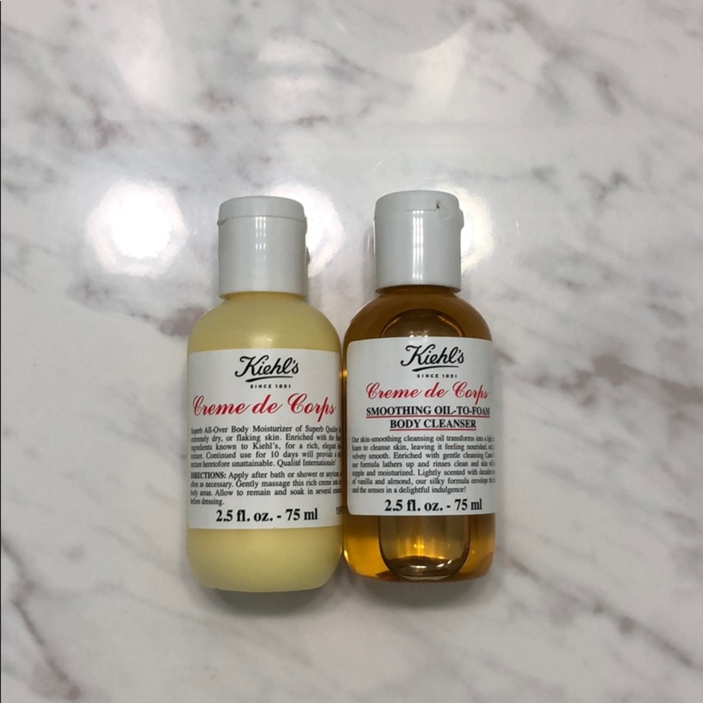 Kiehl’s Creme de Corps Moisturizer and Cleanser